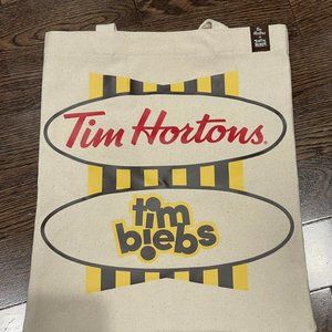 Tim Hortons x Justin Bieber Collection Tim Biebs (Tote) New! Limited Edition